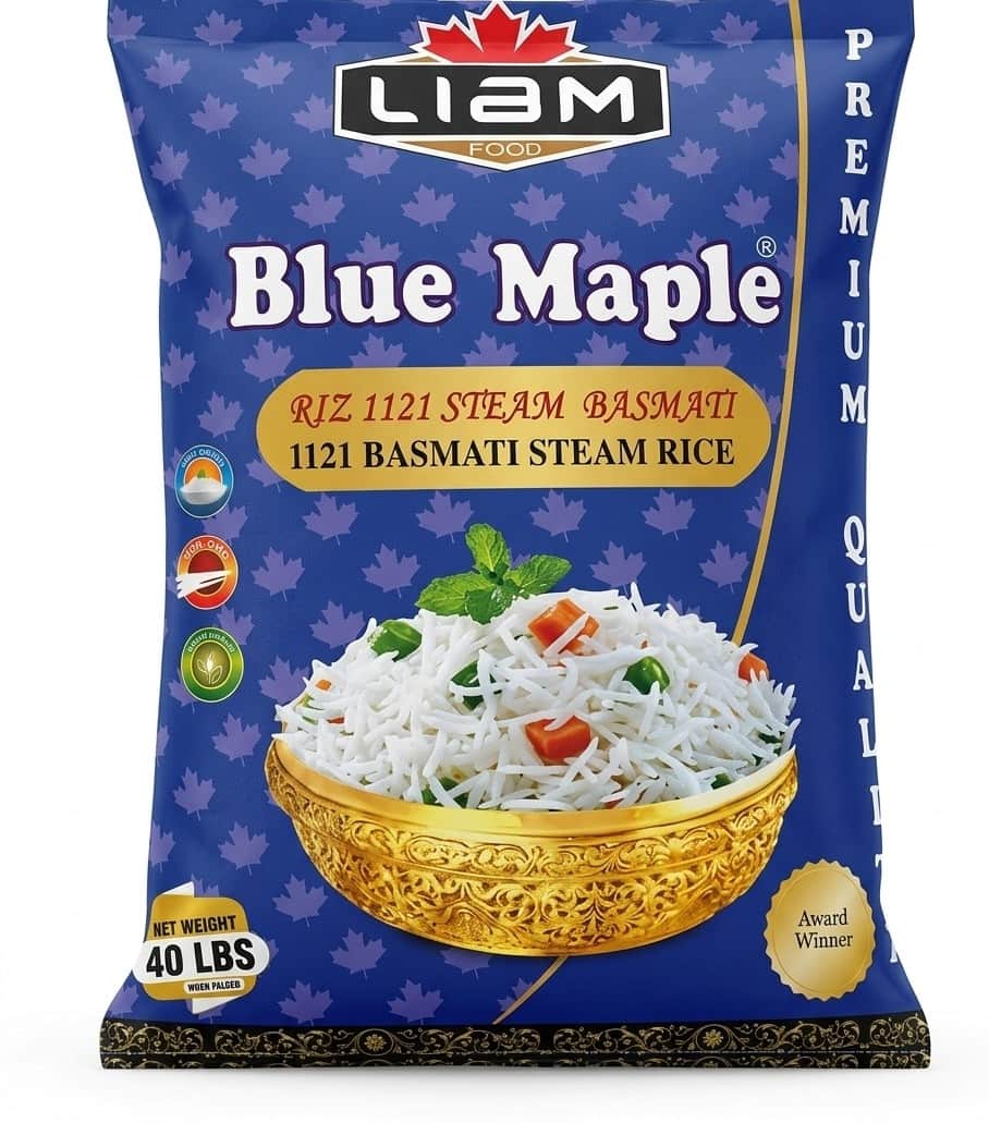 Blue Maple 1121 Steam Basmati Rice - 40lbs