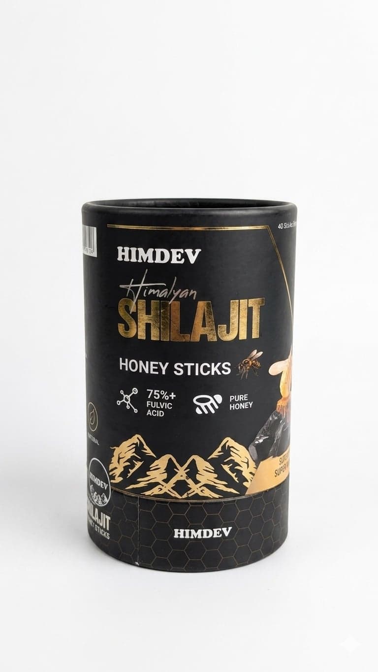 Himdev Shilajit Honey Sticks - 40 sticks