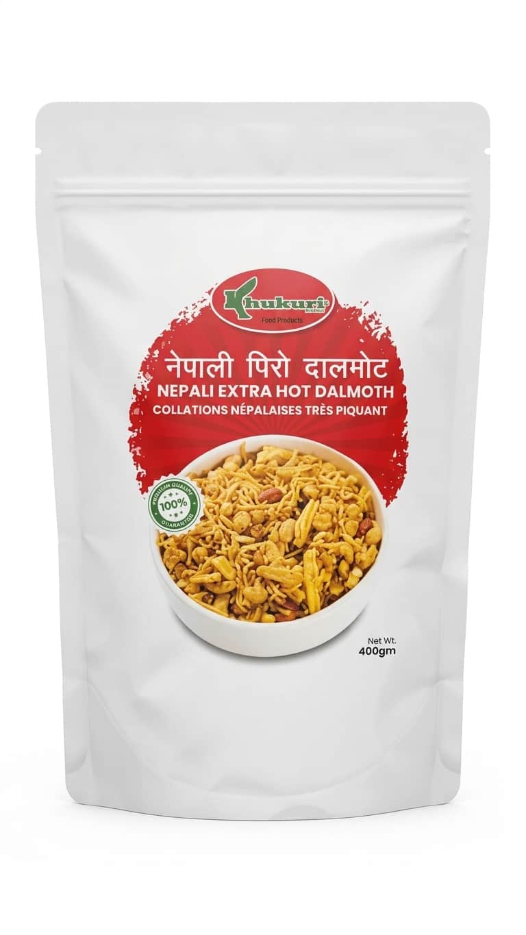 Khukuri Nepali Extra Hot Dalmoth - 400g