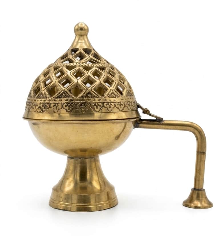 Brass Dhupauro - Nepali Incense Burner