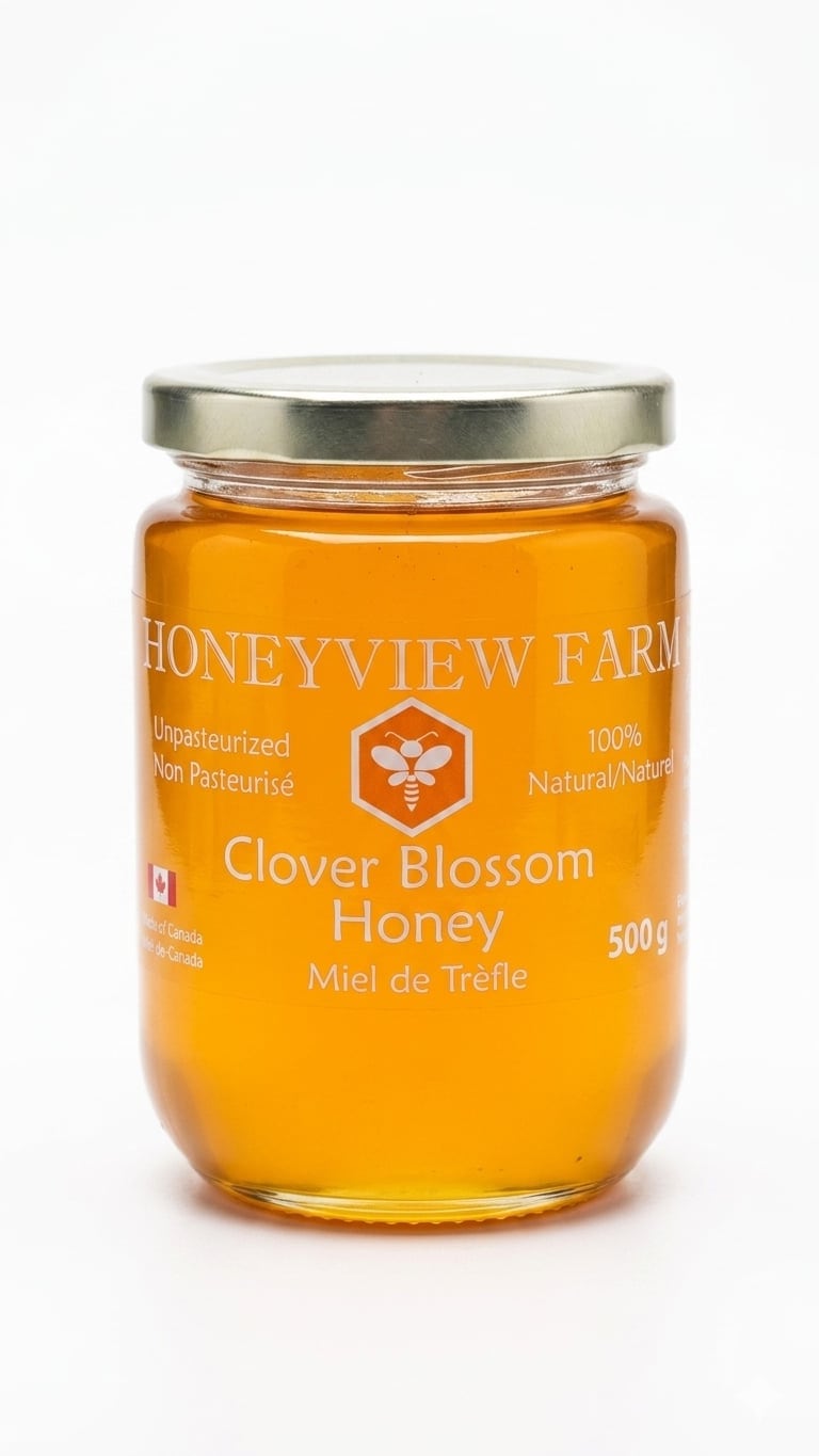 100% Natural Unpasteurised Honey - 500g