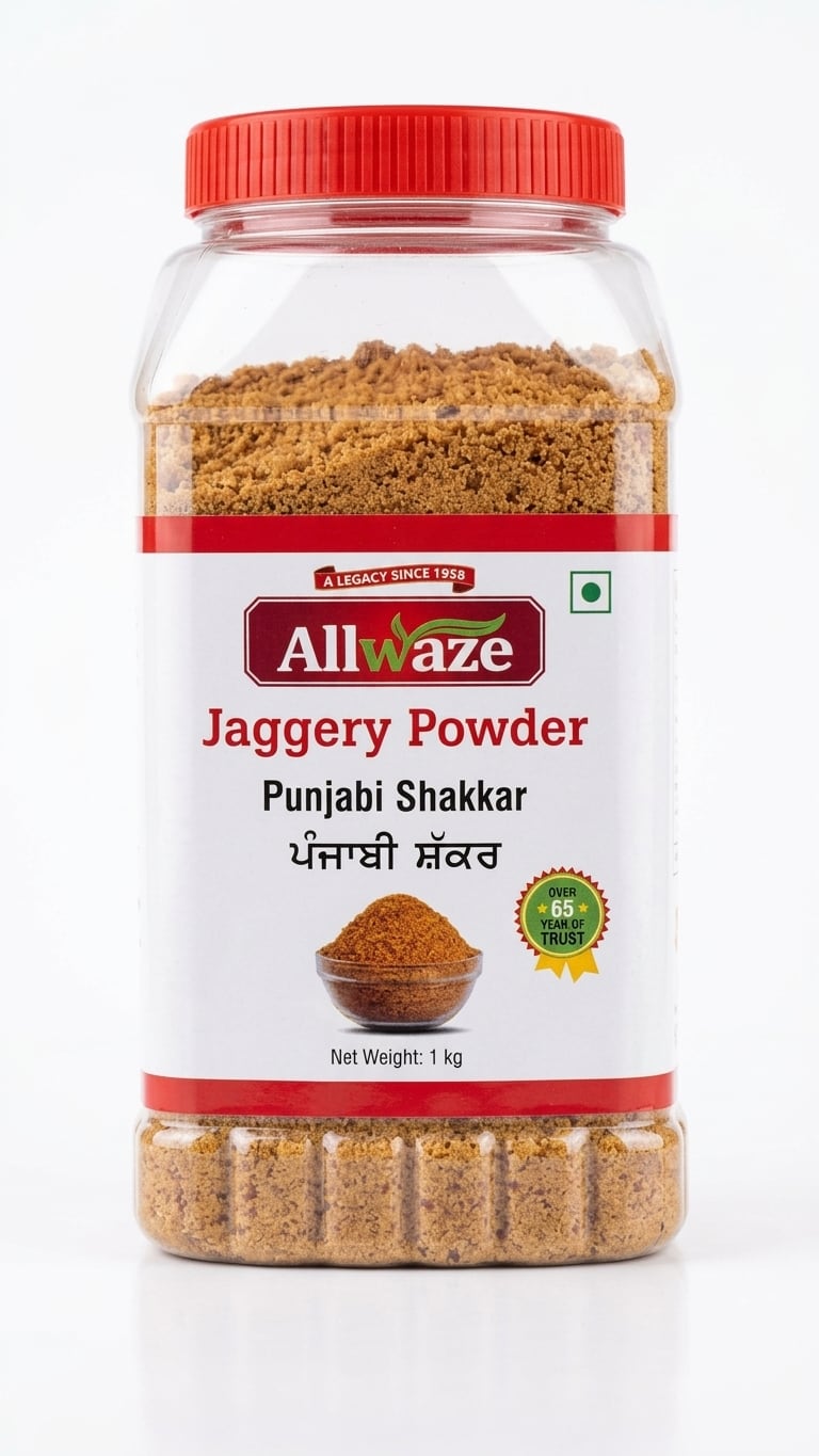 Allwaze Jaggery Powder (Punjabi Shakkar) - 1kg
