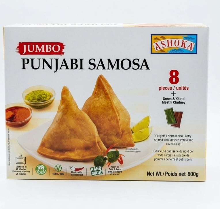 Ashoka Jumbo Punjabi Samosa - 8 pcs