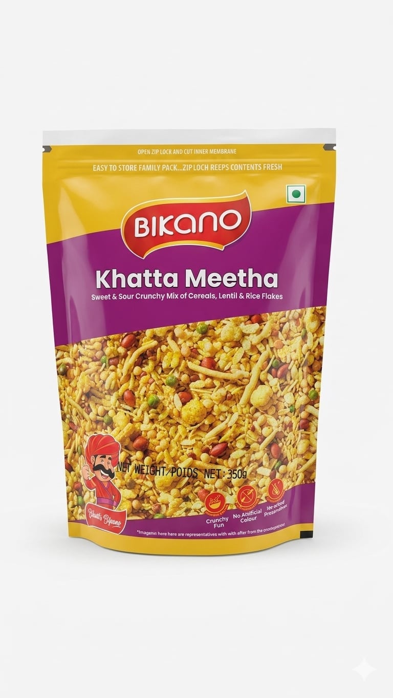 Bikano Khatta Meetha - 350g