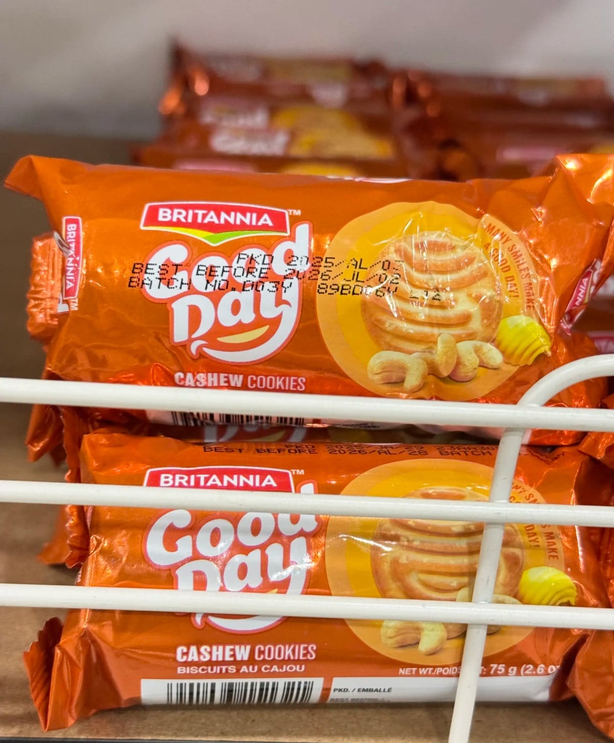 Britannia Goodday Cashew Cookies