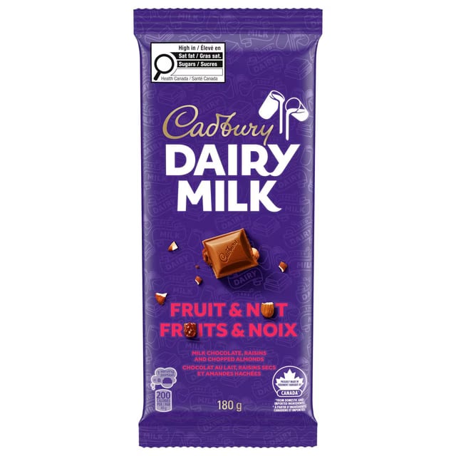 Cadbury Dairy Milk Fruit & Nut - 90g