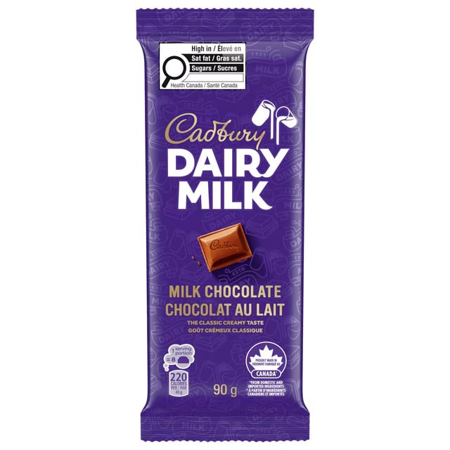 Cadbury Dairy Milk Milk Chocolate - 90g