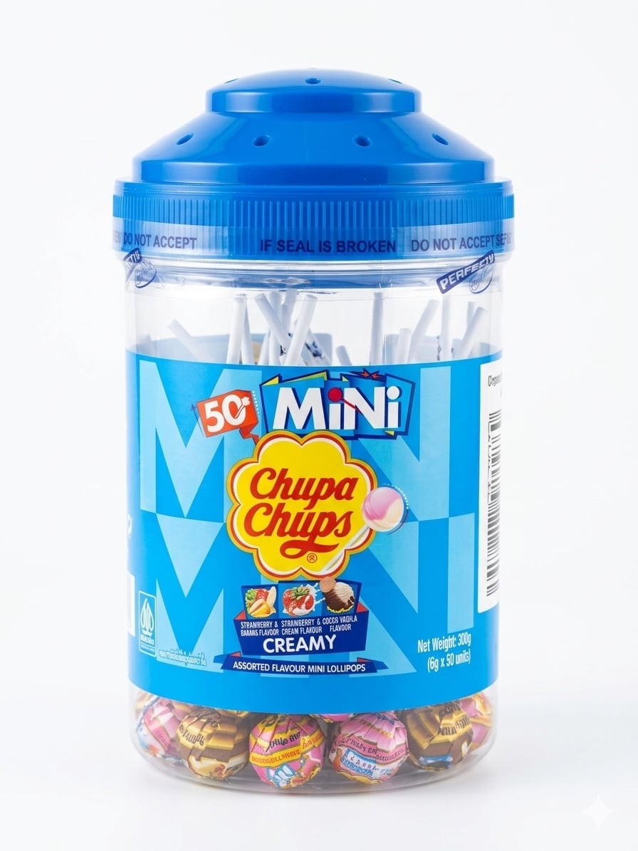 Chupa Chups Lollipop - Jar of 50