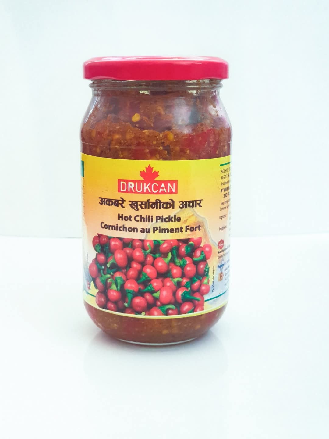 DRUKCAN Akabare Khursani Achar - 300g