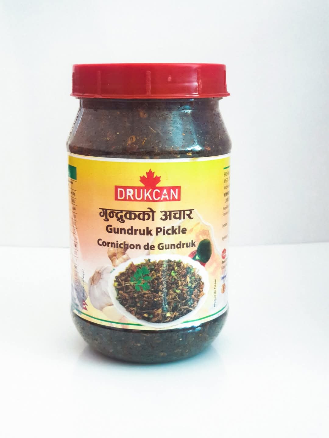 DRUKCAN Dried Mustard (Gundruk) Pickle - 200g