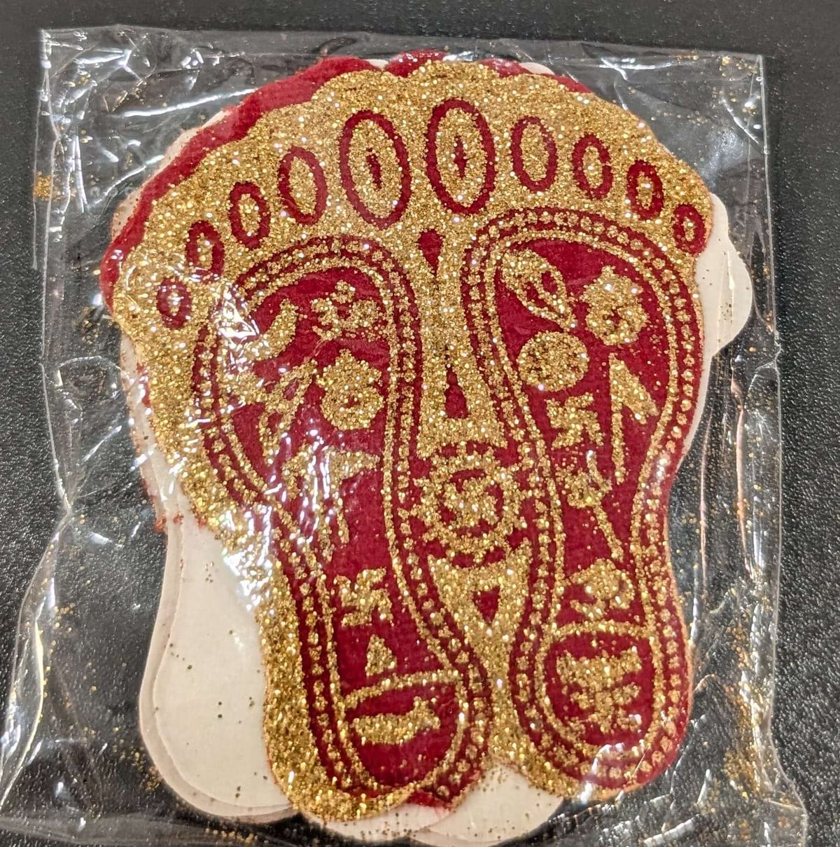 Goddess Laxmi Footsteps Sticker - 5 Stickers