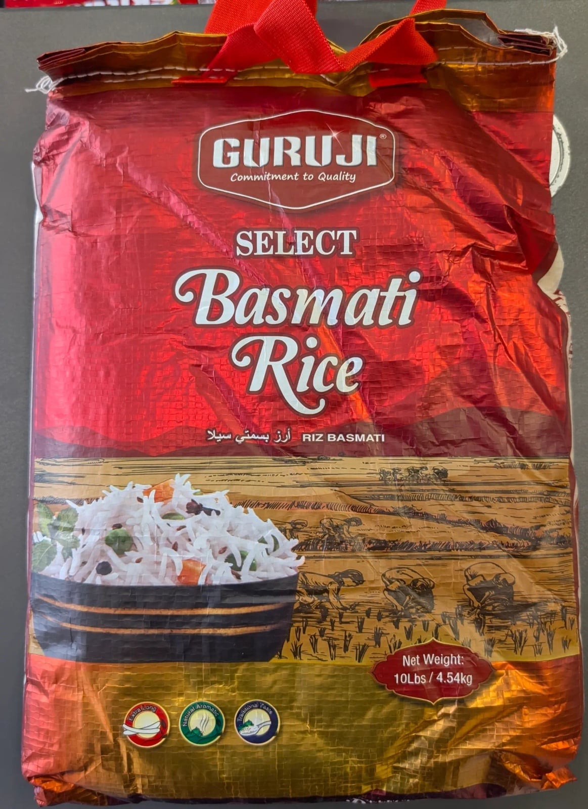Guruji Select Basmati Rice - 10lbs