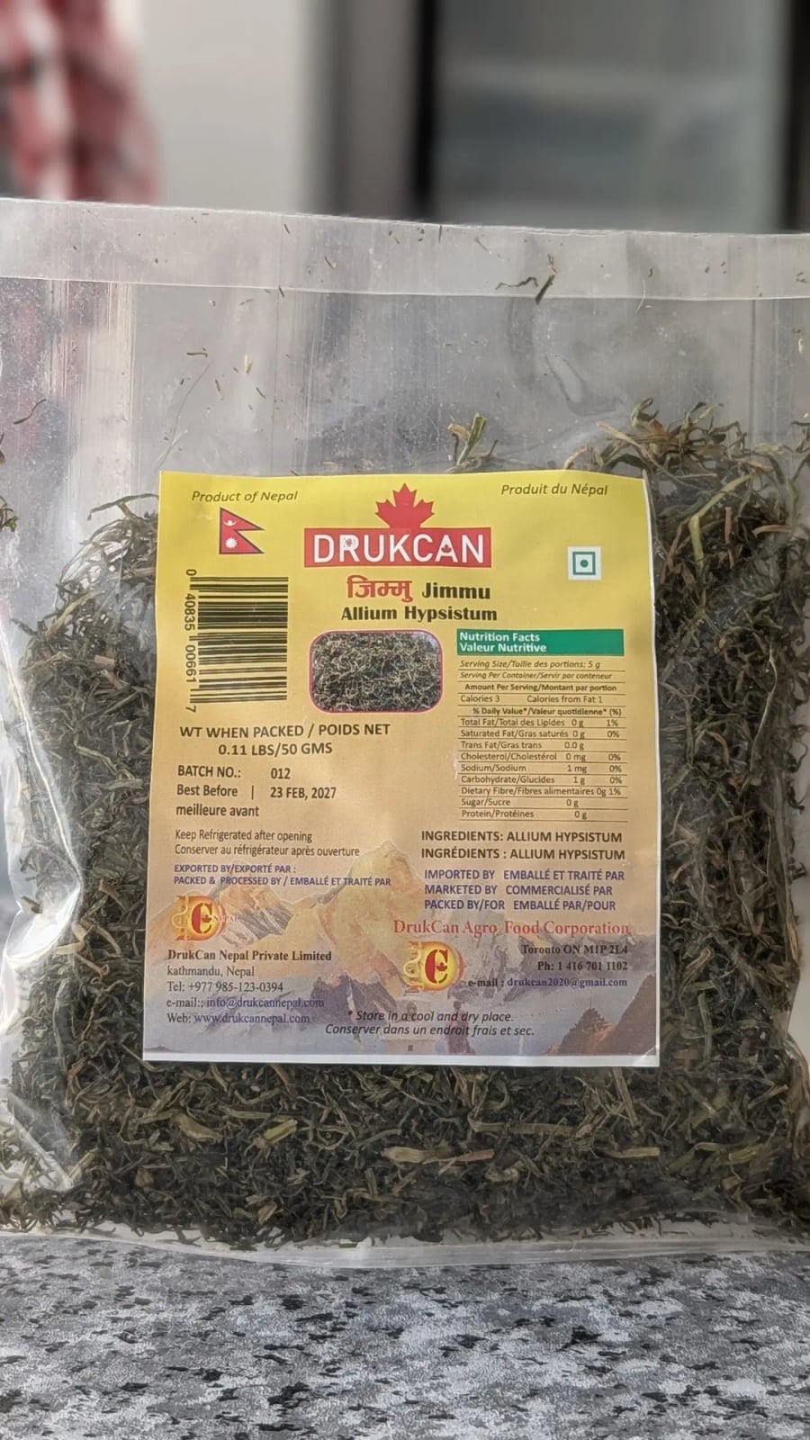 Jimbu (Allium Hypsistum) - 50g