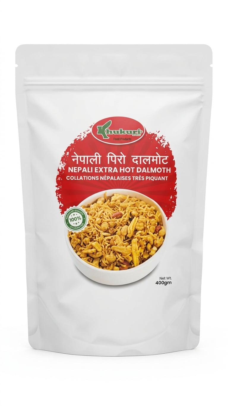 Khukuri Nepali Extra Hot Dalmoth - 400g