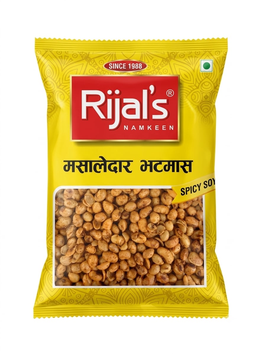 Rijal's Roasted Spicy Bhatmas - 200g