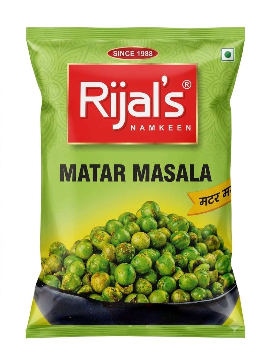 Rijal's Spicy Green Peas - 180g