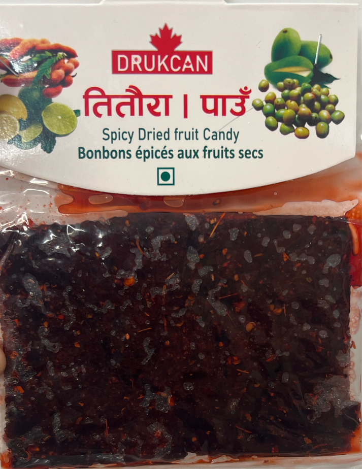 DRUKCAN Dried Fruit Candy (Paun/Titaura) – 70gm