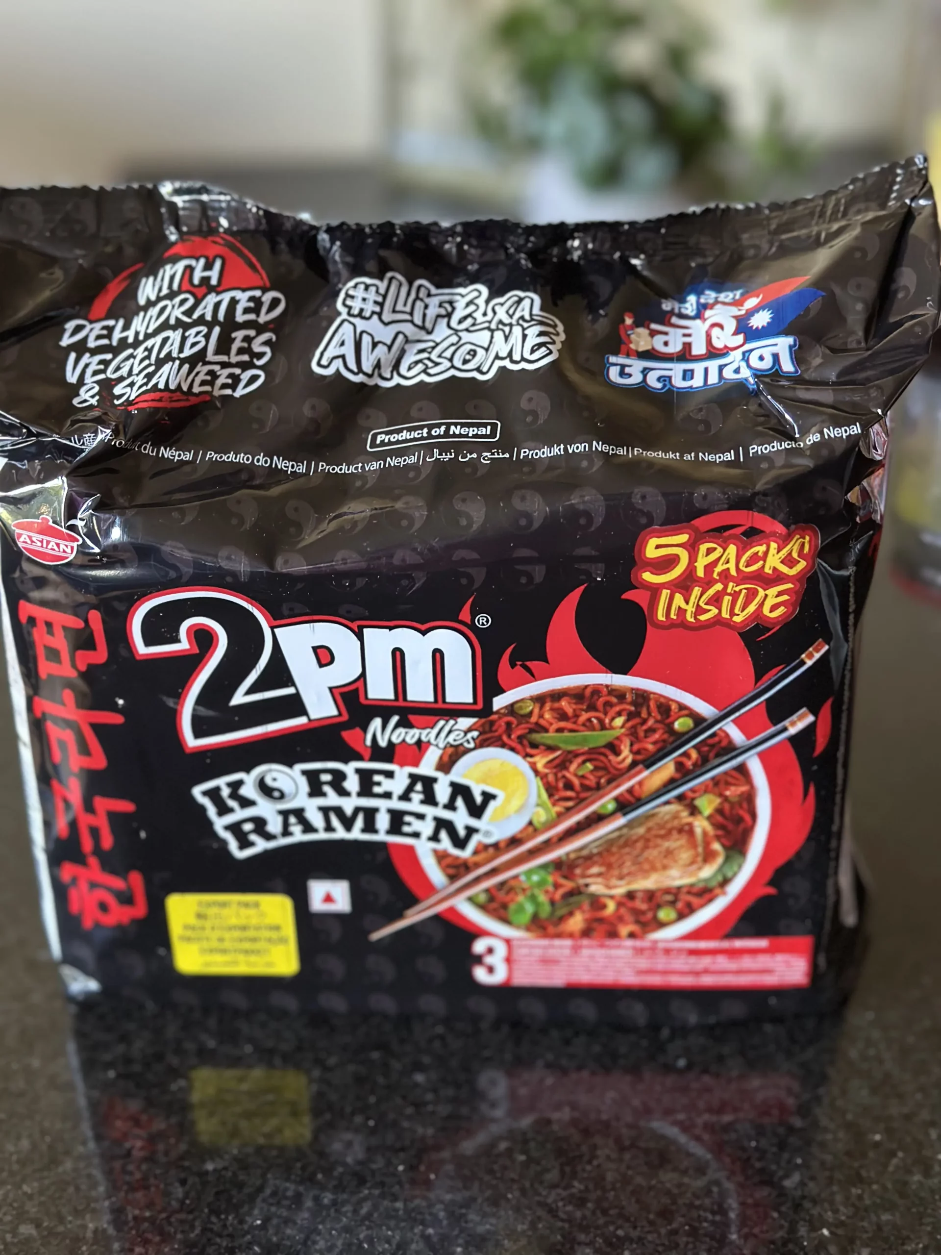 2PM Korean Ramen Noodles – 100g (Pack of 5)