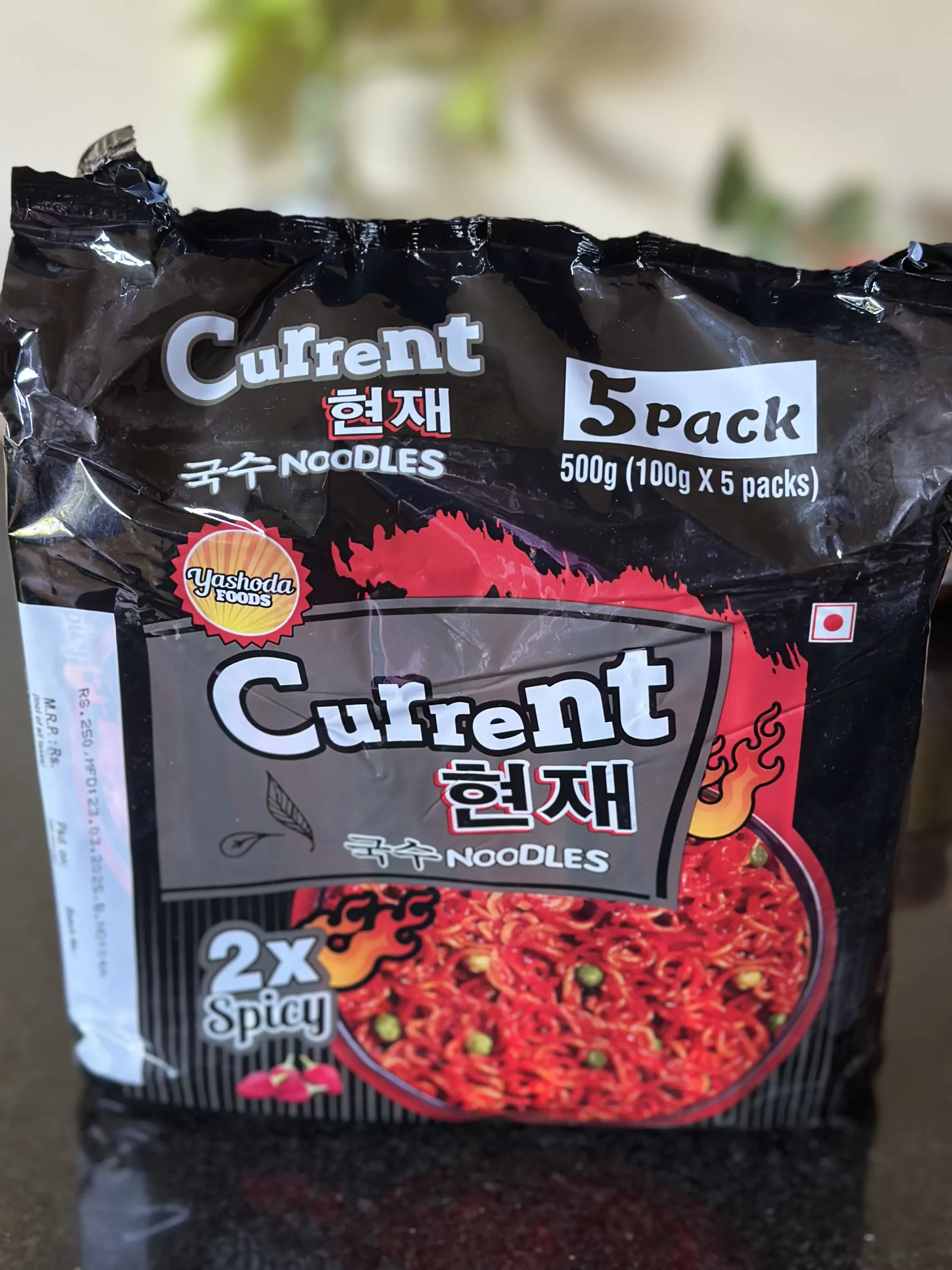 CURRENT 2X Spicy Noodles – 100g (Pack of 5)