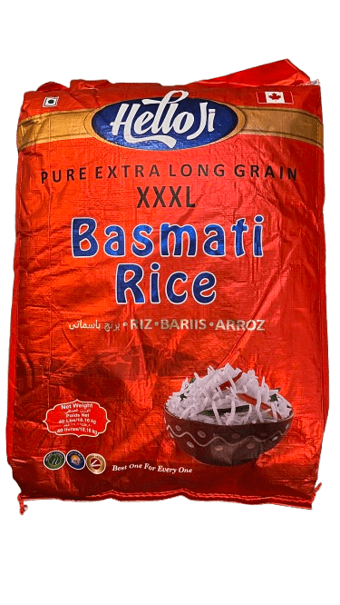 Hello Ji Extra Long Basmati Rice – 40lbs