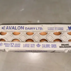 Avalon ORG Eggs (Large) - 1dzn