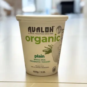 Avalon ORG Yogurt Plain - 650g