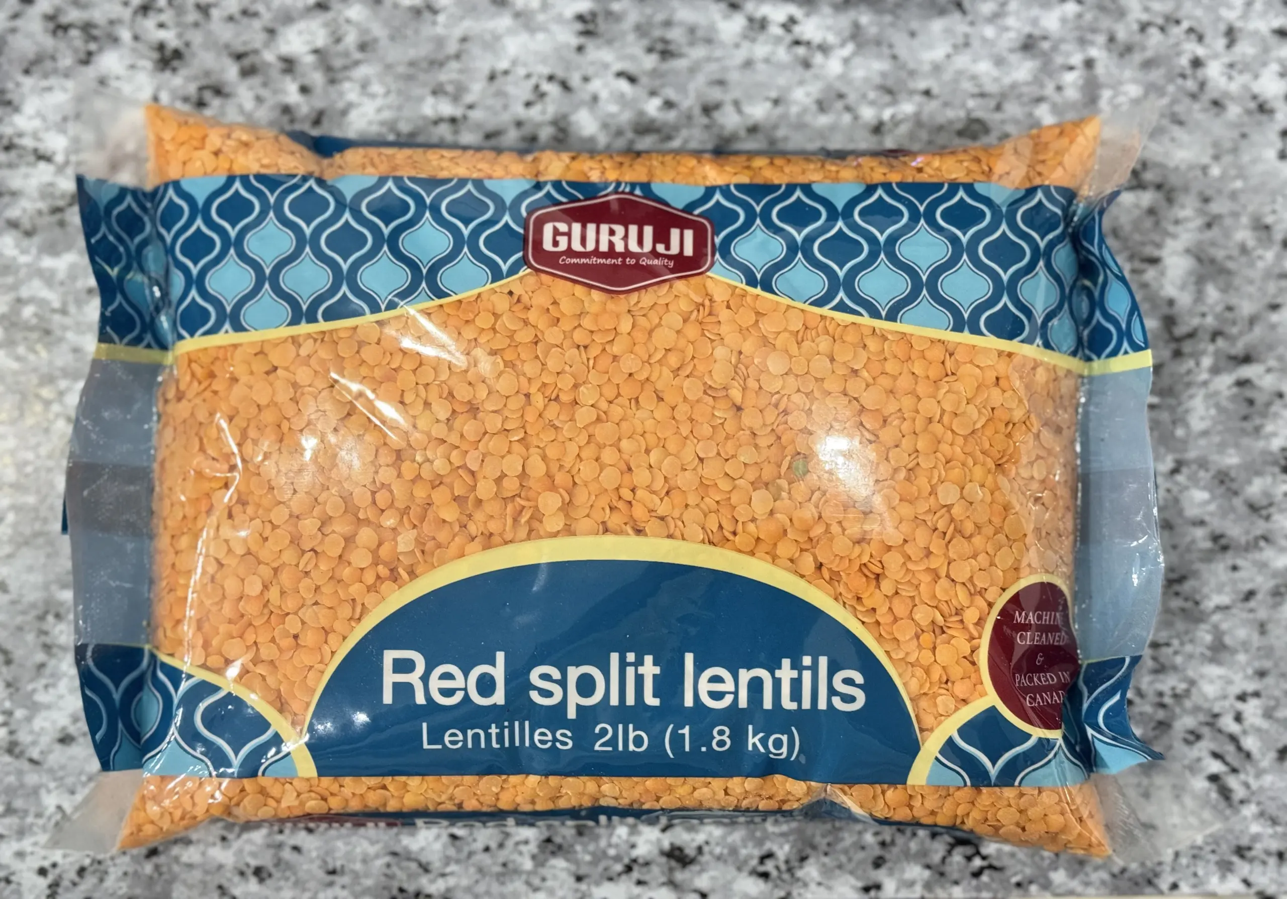 Red Split Lentils (Raato Daal)- 2 lbs