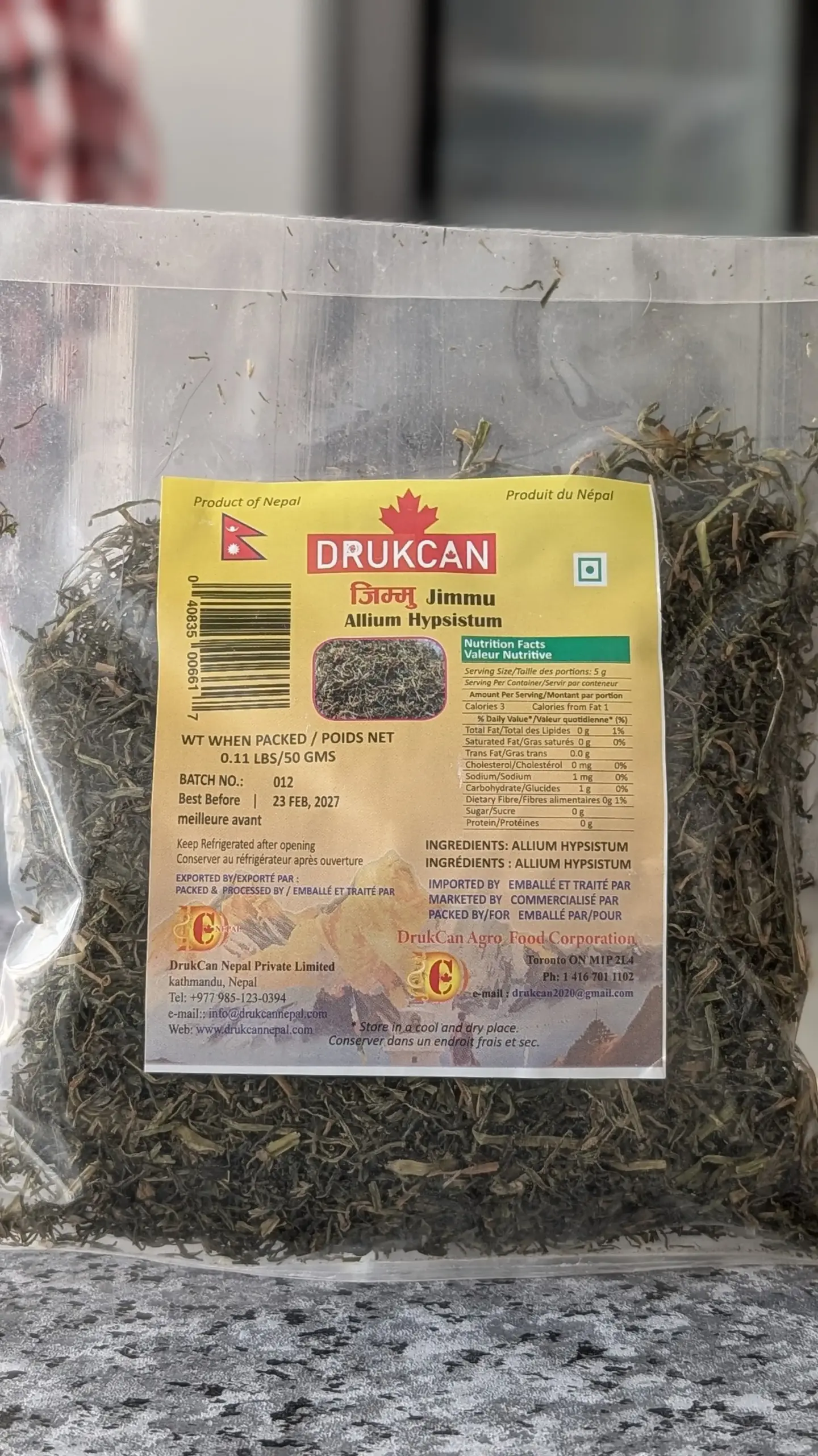 Jimbu (Allium Hypsistum) – 50g