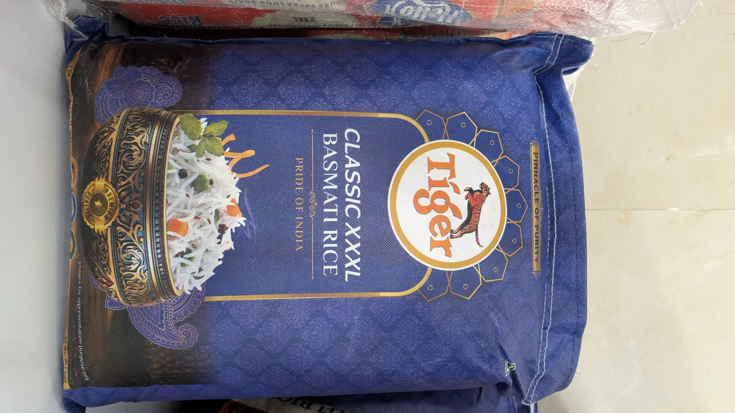 Tiger XXXL Basmati Rice – 40lbs