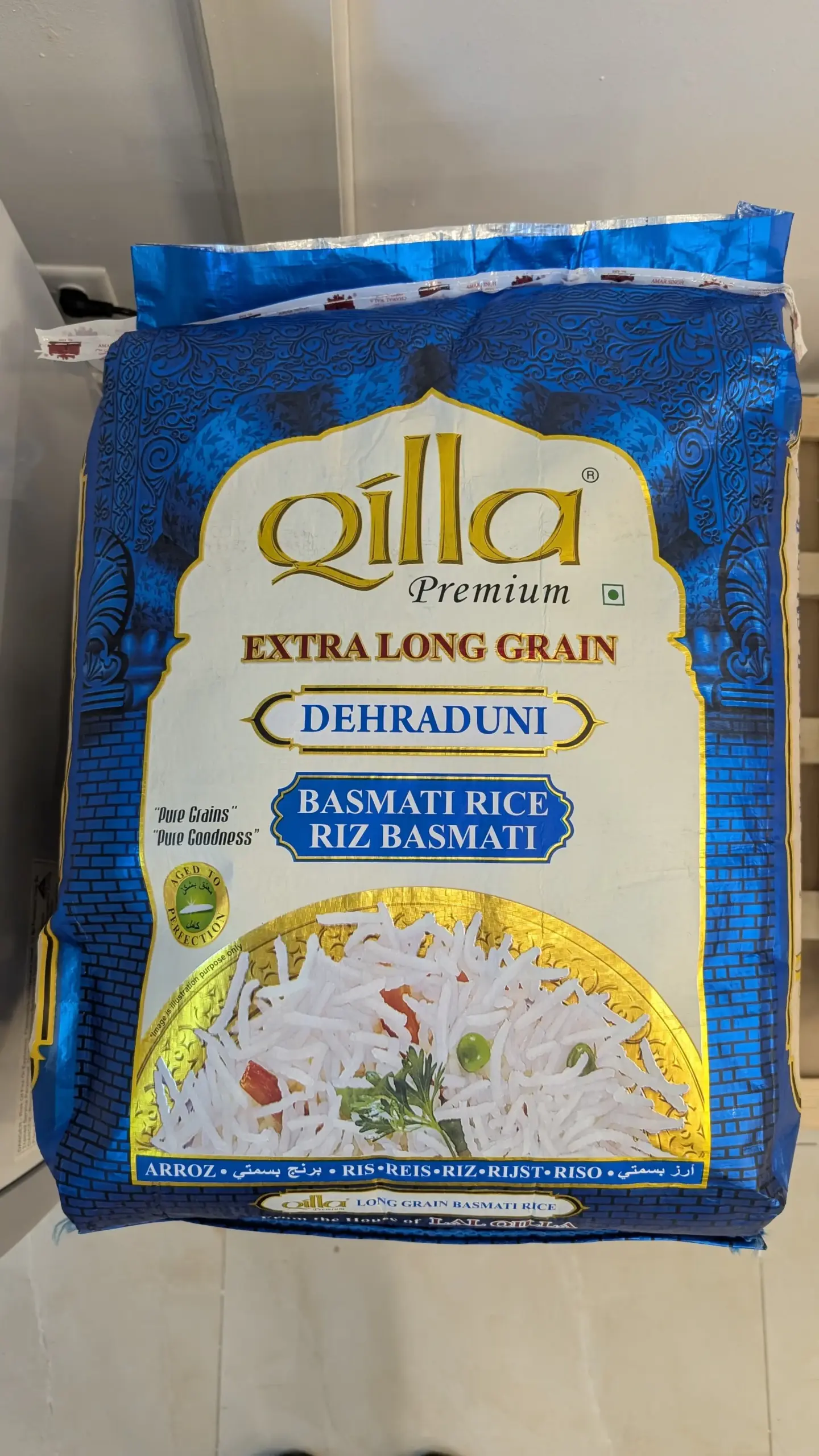 Qilla Premium Basmati Rice – 40lbs