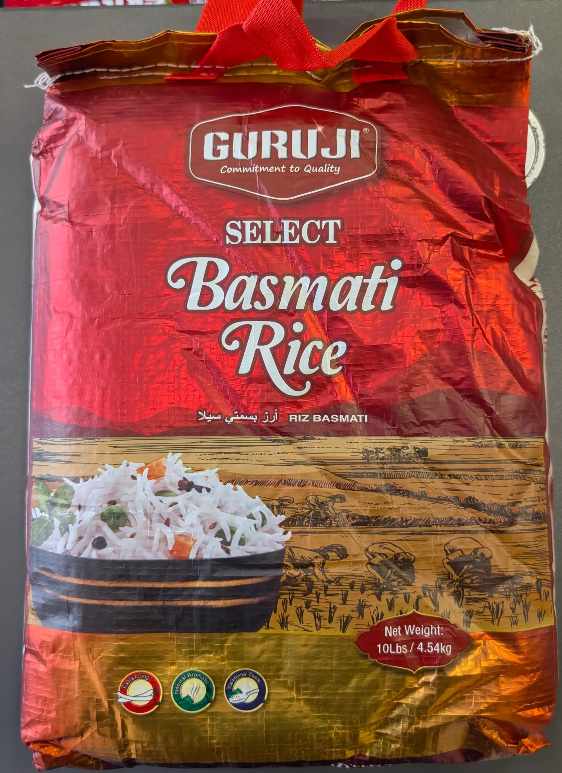 Guruji Select Basmati Rice – 10lbs
