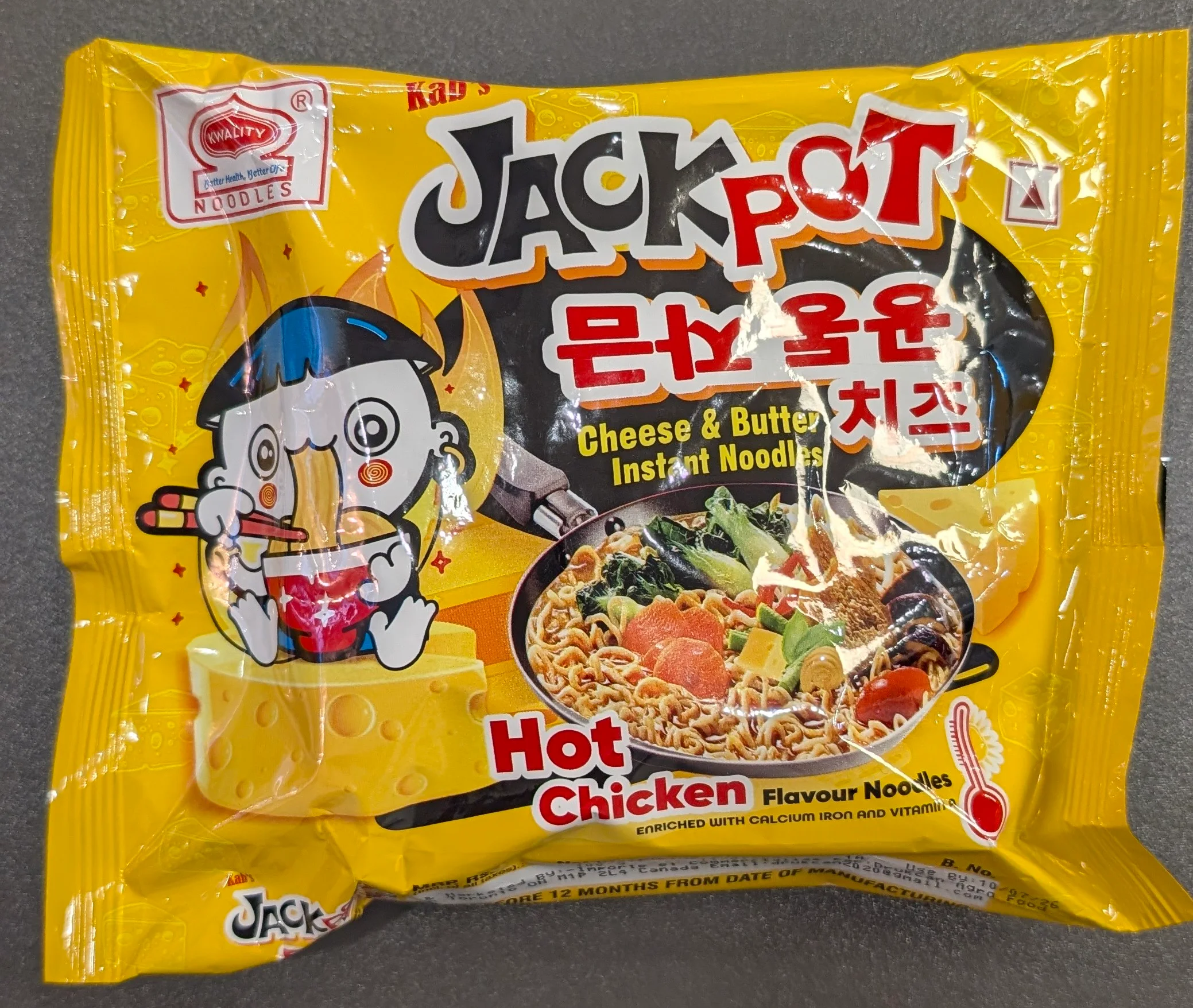 Jackpot Cheese & Butter Noodles – 100g