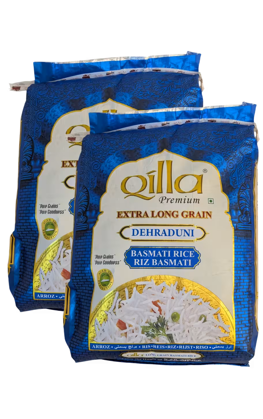 Qilla Premium Basmati Rice – 40lbs (2 bags)